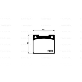Tarox Bremsbeläge passend für Lotus Europa, Lotus Super 7 & Lamborghini Urraco P250