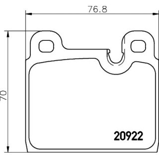 Tarox Bremsbeläge Vorderachse passend für Porsche 911