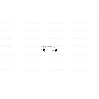 Tarox Bremsbeläge Vorderachse passend für Lancia Beta & Lancia Trevi