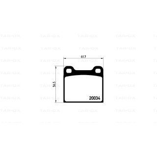 Tarox Bremsbeläge passend für Alfa Romeo, Mercedes, Opel  & Porsche