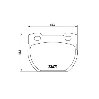 Tarox Bremsbeläge Hinterachse passend für Land Rover Defender 110-130