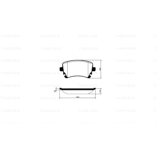 Tarox Bremsbeläge passend für Audi A4 B7, S4 B6 & B7, RS4 B7, A6 C6, RS6 C5, A8
