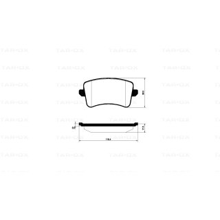 Tarox Bremsbeläge passend für Audi A4 B8, Audi A5 quattro, A6 C7, A7 Sportback quattro 4GA, Q5 8R, S4 quattro B8