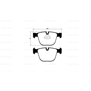 Tarox Bremsbeläge Hinterachse passend für BMW 5er (E60/E61), BMW M3 (E90/E92), BMW M5 (E60/E61), BMW X5 (E70)(F15,F85), BMW X6 (E71)