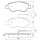 Tarox Bremsbeläge Vorderachse passend für Fiat 500, Fiat Panda & Ford Ka II