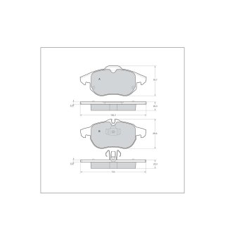 Tarox Bremsbeläge Vorderachse passend für Fiat Croma, Opel Astra H, Opel Signum , Opel Vectra C, Saab 9-3, Vauxhall Astra Mk5, Vauxhall Signum, Vauxhall Vectra