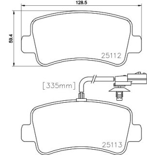 Tarox Bremsbeläge Hinterachse passend für Nissan NV400, Opel Movano B, Renault Master III, Renault Master Pro