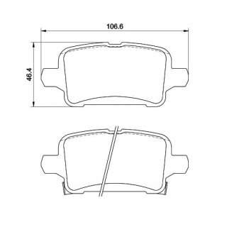 Tarox Bremsbeläge Hinterachse passend für Opel Astra K
