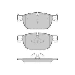 Tarox Bremsbeläge Vorderachse passend für Citroen C5, Citroen C6, Citroen DS4 & Peugeot 308, Peugeot 508, Peugeot RCZ