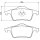 Tarox Bremsbeläge Hinterachse passend für Volvo C70, Volvo S60, Volvo S80, Volvo V70, Volvo XC70