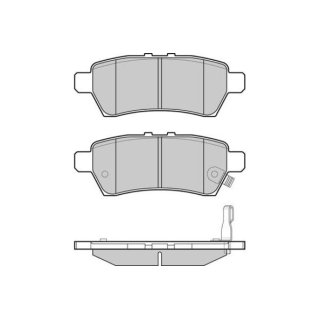 Tarox Bremsbeläge Hinterachse passend für Nissan Navara & Nissan Pathfinder II