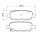 Tarox Bremsbeläge Hinterachse passend für Infiniti FX, Infiniti M, Infiniti Q50, Infiniti Q60 & Nissan Murano
