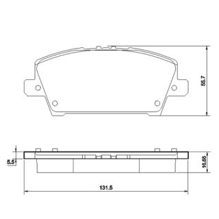 Tarox Bremsbeläge Vorderachse passend für Honda Civic FK FN