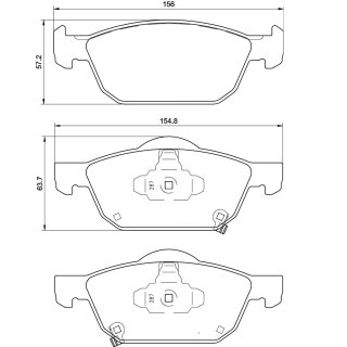 Tarox Bremsbeläge Vorderachse passend für Honda Civic X (FK9)(FK7)