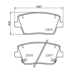 Tarox Bremsbeläge Hinterachse passend für Hyundai i30 (PD) & Hyundai Veloster (JS)