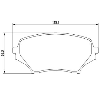Tarox Bremsbeläge Vorderachse passend für Mazda MX5 Mk3 (NC)