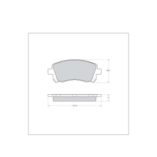Tarox Bremsbeläge Vorderachse passend für Subaru Forester & Subaru Impreza