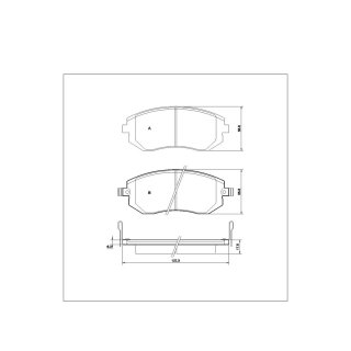 Tarox Bremsbeläge Vorderachse passend für Subaru BRZ, Subaru Forester, Subaru Impreza, Subaru Legacy, Subaru Outback & Toyota GT 86