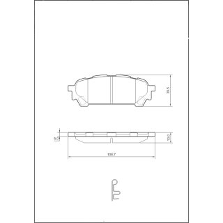 Tarox Bremsbeläge Hinterachse passend für Subaru Impreza