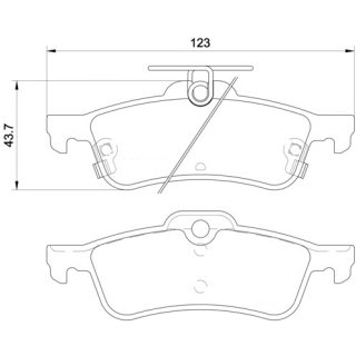 Tarox Bremsbeläge Hinterachse passend für Honda Civic FK & Toyota Yaris Mk3