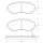 Tarox Bremsbeläge Vorderachse passend für Chrysler Grand Voyager, Dodge Nitro, Fiat Freemont, Jeep Cherokee, Jeep Wrangler