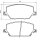 Tarox Bremsbeläge passend für Fiat 500 X & Jeep Compass (MP, M6, MV, M7), Renegade (BU)