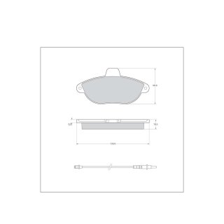 Tarox Bremsbeläge Vorderachse passend für Citroen Evasion, Fiat Scudo, Fiat Ulysse, Peugeot 806, Peugeot Expert