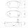 Tarox Bremsbeläge Vorderachse passend für Fiat Punto Evo, Opel Corsa D, Vauxhall Corsa Mk3 (D)