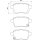 Tarox Bremsbeläge Hinterachse passend für Fiat 500 L, Opel Astra J, Opel Corsa E, Vauxhall Corsa Mk4 €