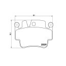 Tarox Bremsbeläge passend für Porsche 911 (996)...