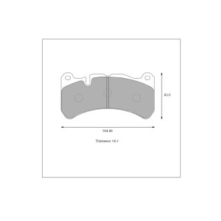 Tarox Bremsbeläge Vorderachse passend für Maserati Gran Turismo, Maserati Quattroporte Mk5, Mercedes CLK-Klasse (C209/A209), Mercedes E-Klasse (W211/T211), Mercedes SL-Klasse (R230), Mercedes SLK-Klasse (R171), Subaru Impreza