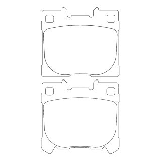 Tarox Bremsbeläge Hinterachse passend für Toyota GR Corolla, Toyota GR Yaris & Toyota Yaris Mk4