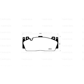Tarox Bremsbeläge Vorderachse passend für BMW M2 (F87) & BMW M5 (F10/F11)