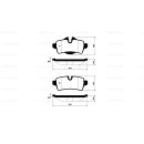 Tarox Bremsbeläge Hinterachse 112 Strada passend für Mini Clubman R55 & Mini R56