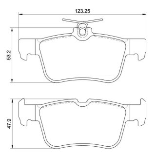 Tarox Bremsbeläge Hinterachse 112 Strada passend für Ford Edge, Ford Focus Mk4, Ford Kuga II