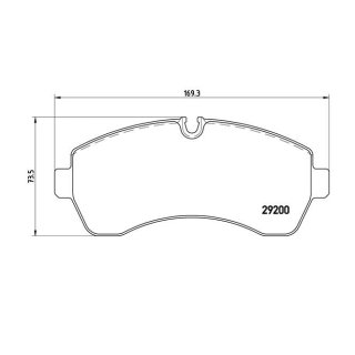 Tarox Bremsbeläge Vorderachse 112 Strada passend für Mercedes Sprinter (907/910)