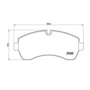 Tarox Bremsbeläge Vorderachse 112 Strada passend für Mercedes Sprinter (907/910)
