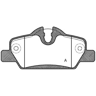 Tarox Bremsbeläge Hinterachse 112 Strada passend für Mini F56