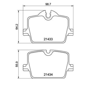 Tarox Bremsbeläge Hinterachse 112 Strada passend für BMW 2er Coupe (G42), 3er (G20-G21), 4er Gran Coupe (G26), 4er (G22-G23), i4 (G26), Z4 Roadster (G29) & Toyota Supra