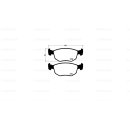 Tarox Bremsbeläge Vorderachse 114 Corsa passend für Ford Escort Mk3/4/5, Ford Orion Mk3, Ford Scorpio Mk1/Granada Mk3, Ford Sierra & TVR Chimaera, TVR Griffith