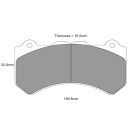 Tarox Bremsbeläge Vorderachse 114 Corsa passend für Audi A6 Avant quattro (C7), Audi RS6 quattro (C6), Audi RS6 quattro (C7), Audi RS7 quattro (4G) & Mercedes C-Klasse (W204/T204/C204)
