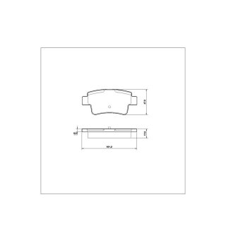 Tarox Bremsbeläge Hinterachse 114 Corsa passend für Abarth Grande Punto, Fiat Grande Punto, Opel Corsa D, Vauxhall Corsa Mk3 (D)