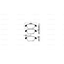 Tarox Bremsbeläge Vorderachse 114 Corsa passend für Audi A4 (quattro)(B8), Audi A4 Allroad (8W5), Audi A5 (quattro)(F53), Audi A5 Sportback (F5A)