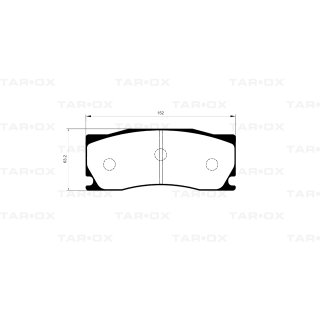 Tarox Bremsbeläge Vorderachse 118 Enduro passend für Jaguar XK (X150)