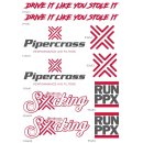 Pipercross Stickerbogen V1 - 5 Aufkleber
