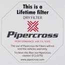 Pipercross Lifetime Aufkleber